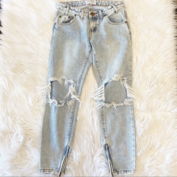 One Teaspoon Freebirds Distressed Jeans 24 - Picture 8 of 16